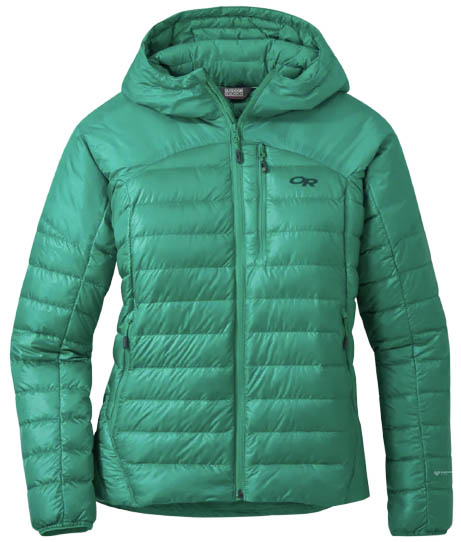 Outdoor Research Women's Helium Down Hoodie jade